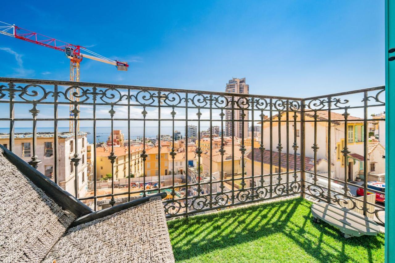 Frontiere De Monaco - Balconnet Vue Mer - Ba Lejlighed Beausoleil Eksteriør billede