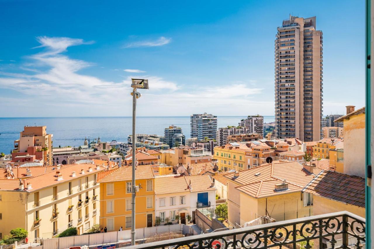 Frontiere De Monaco - Balconnet Vue Mer - Ba Lejlighed Beausoleil Eksteriør billede